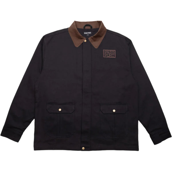 Pass Port - Invasive Logo Yard Jacket (Black)*SALE