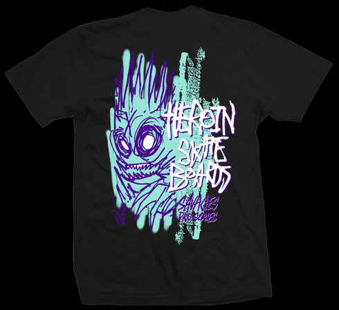 Heroin - Savages Tee (Black) *SALE