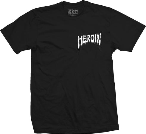 Heroin - Ghost Train Tee (Black) *SALE