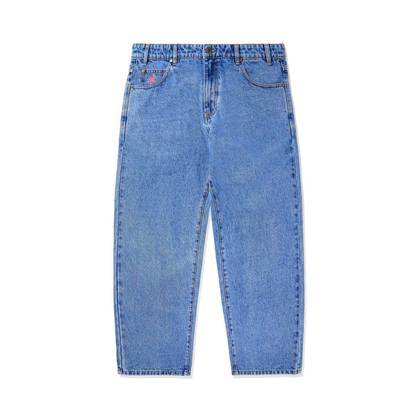 Cash Only - Logo Baggy Denim Jeans (Washed Indigo)*SALE