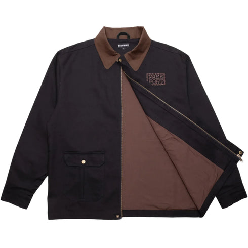 Pass Port - Invasive Logo Yard Jacket (Black)*SALE