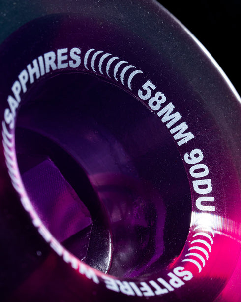 Spitfire - 90D Purple Sapphire Wheels (58mm)