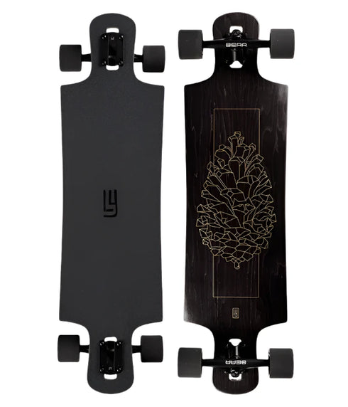 Landyachtz - Drop Hammer Black Pinecone Longboard Complete *SALE