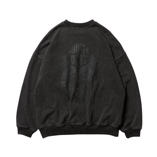 Evisen - Adult Wash Crewneck Sweater (Black) *SALE