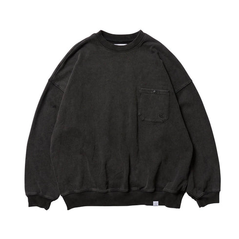Evisen - Adult Wash Crewneck Sweater (Black) *SALE