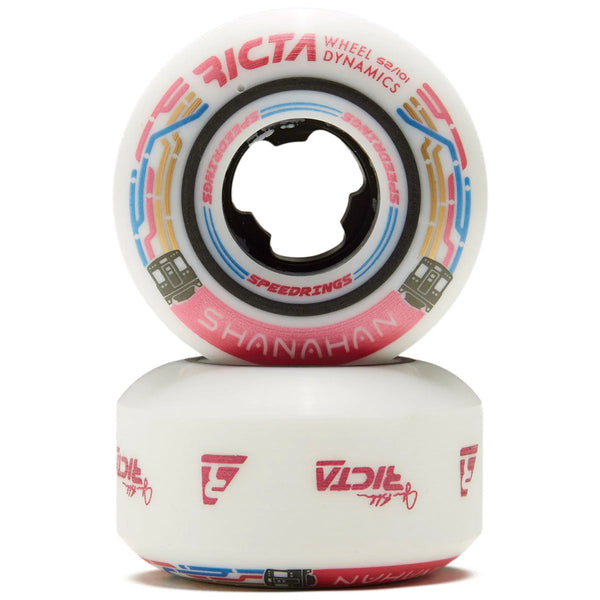 Ricta - Shanahan Speedrings White Slim 101a Wheels (52mm)