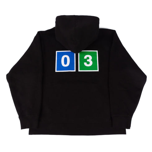 303 Boards - 303 Station Hoodie (Black)