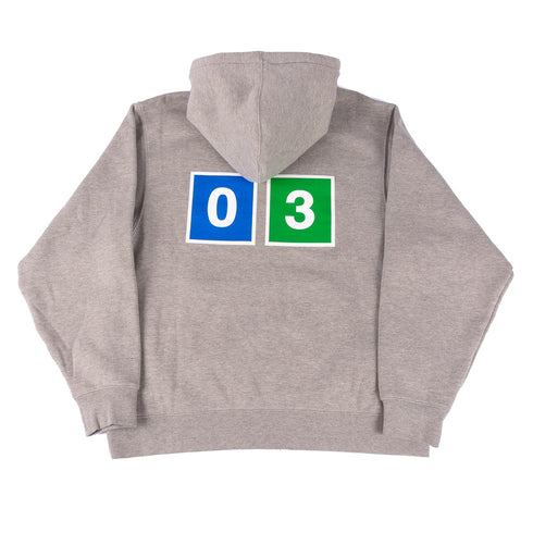 303 Boards - 303 Station Hoodie (Heather Grey)