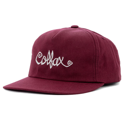303 Boards - 303 X Chocolate Flip The Script Hat (Maroon) *SALE
