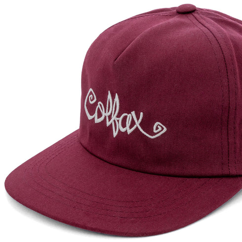 303 Boards - 303 X Chocolate Flip The Script Hat (Maroon) *SALE