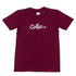 303 Boards - 303 X Chocolate Flip The Script Tee (Maroon) *SALE