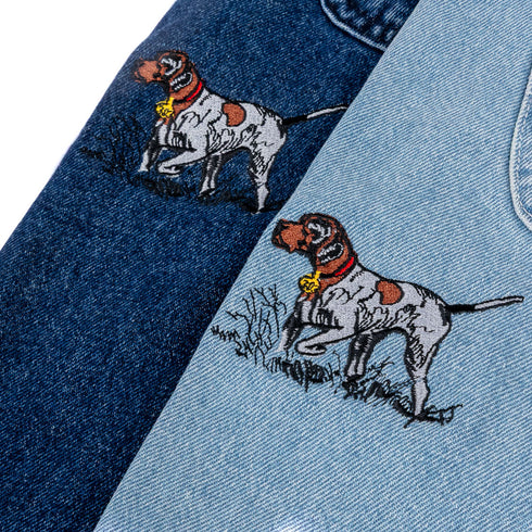 303 Boards - 303 Bird Dog X Dickies Loose Fit Double Knee Jeans (Stonewash Indigo Blue)