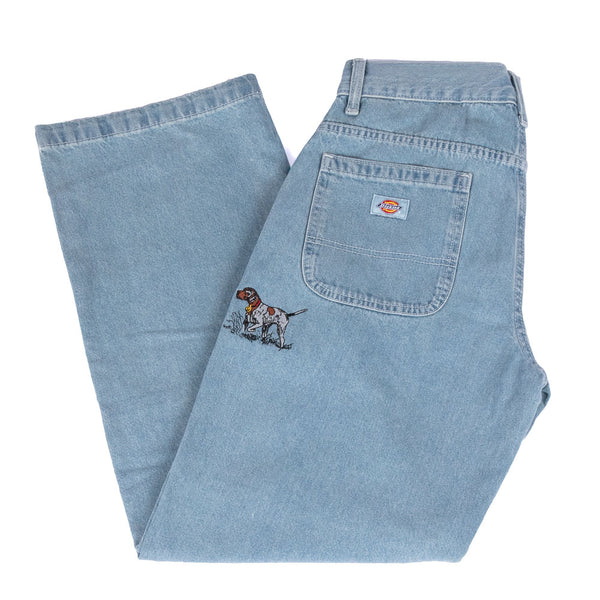 303 Boards - 303 Bird Dog X Dickies Loose Fit Double Knee Jeans (Light Denim)