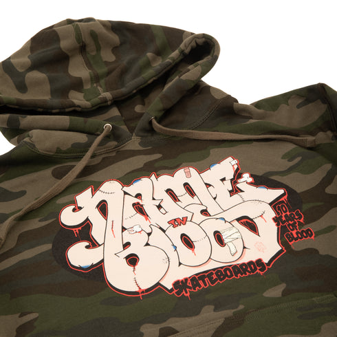 Name In Blood - 10 Year Graff Hoodie (Camo)*SALE