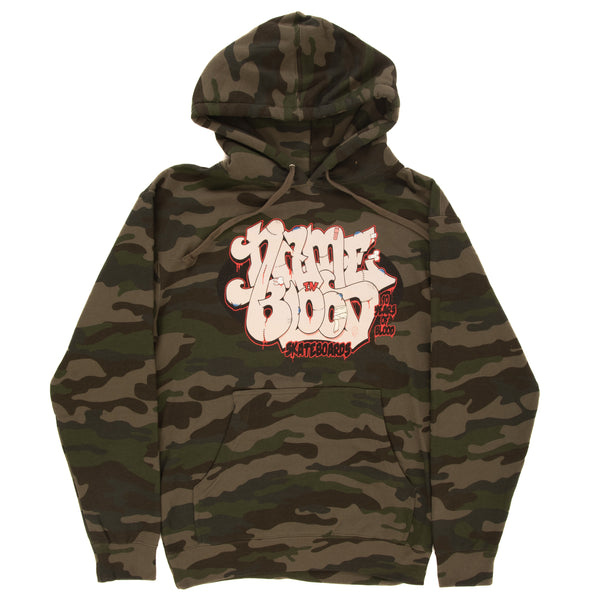 Name In Blood - 10 Year Graff Hoodie (Camo)*SALE