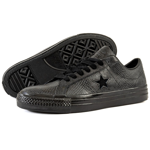 Cons - One Star Pro OX (Black/Black/White) *SALE