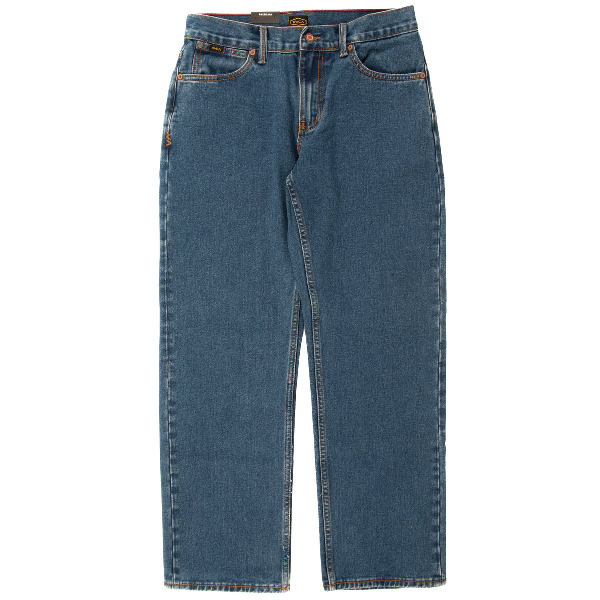 RVCA - Americana Dayshift Relaxed Fit Denim (Blue Collar) *SALE