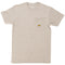 303 Boards - 303 Embroidered Block Pocket Tee (Heather Grey)