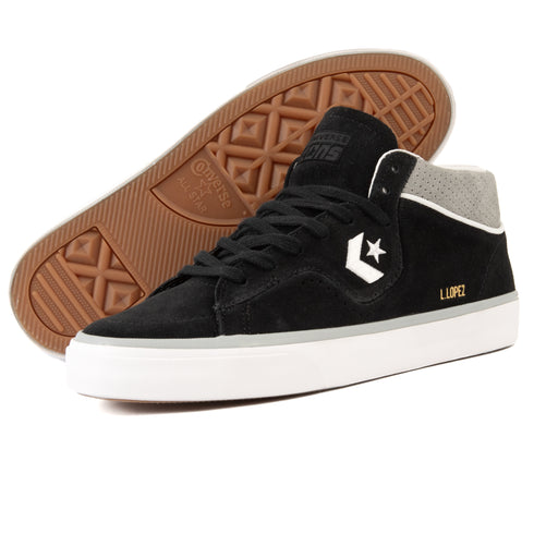 Cons - Louie Lopez Pro Mid (Black/Ash Stone/White) *SALE