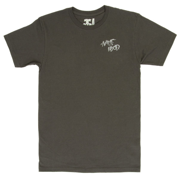 Name In Blood - Embroidered Logo Tee (Grey)