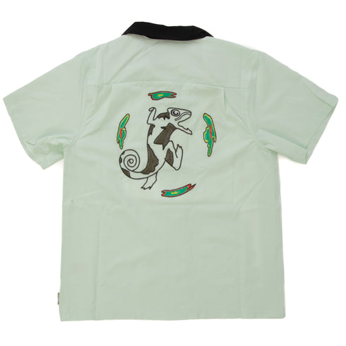 Nike SB - Olympic Kit Mens Short Sleeve Button Up Skate Bowler Shirt (Skateboarding Federation Kit)