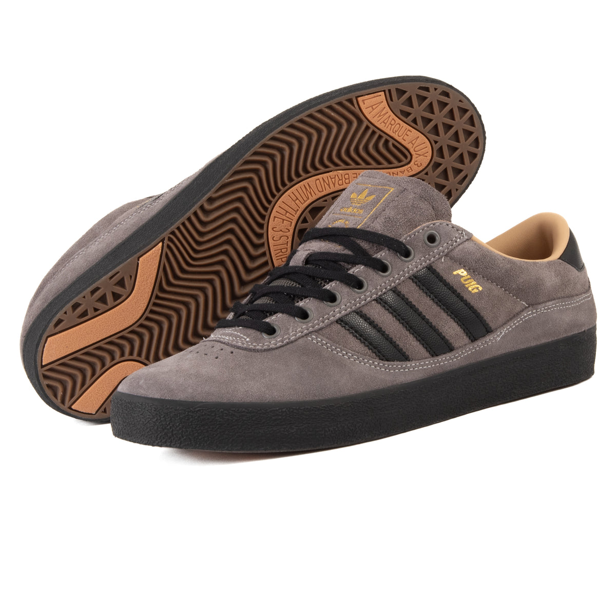 スニーカー adidas Puig Indoor Charcoal IF4627 Adidas - Puig Indoor (Charcoal/Core Black/Chalk White