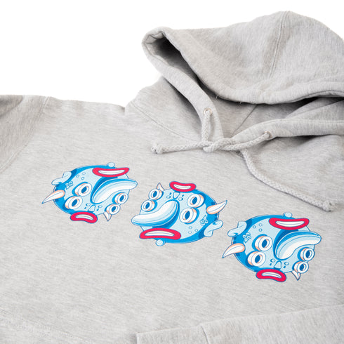 303 Boards - 303 Oval Birdcap Hoodie (Grey)*SALE