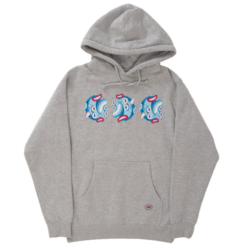 303 Boards - 303 Oval Birdcap Hoodie (Grey)*SALE