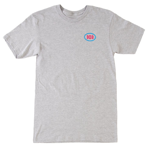 303 Boards - 303 Oval Birdcap Tee (Grey)*SALE