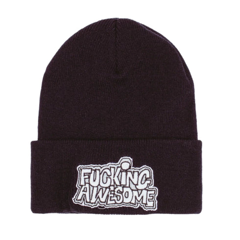 Fucking Awesome - PBS Logo Cuff Beanie (Black)