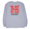 Fucking Awesome - Drunk And Sad Long Sleeve Shirt (Heather Grey) *SALE