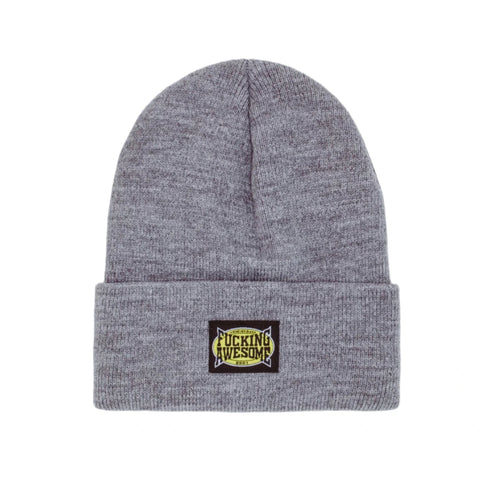 Fucking Awesome - KO Cuff Beanie (Heather Grey)