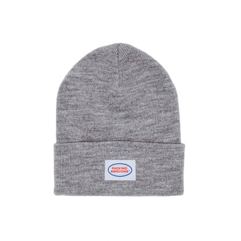 Fucking Awesome - Mechanic Cuff Beanie (Grey Heather)