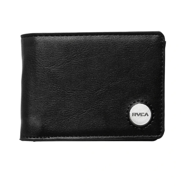 RVCA - Coin Flip Wallet (Black/Tan)