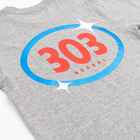 303 Boards - 303 X Thunder Trucks Shirt (Heather Grey)