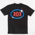 303 Boards - 303 X Thunder Trucks Shirt (Black)