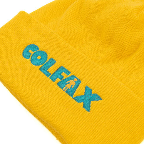 303 Boards - 303 X Girl Skateboards Colfax Beanie (Yellow) *SALE