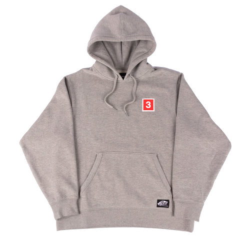 303 Boards - 303 Station Hoodie (Heather Grey)