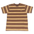 303 Boards - 303 X Brixton 303 Oval Stripe Shirt (Dark Earth/Straw)