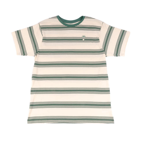 303 Boards - 303 X Brixton 303 Oval Stripe Shirt (White/Spruce)