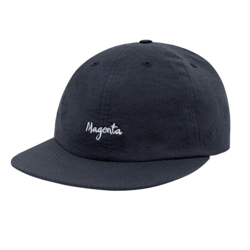 Magenta - Seersucker Hat (Navy)