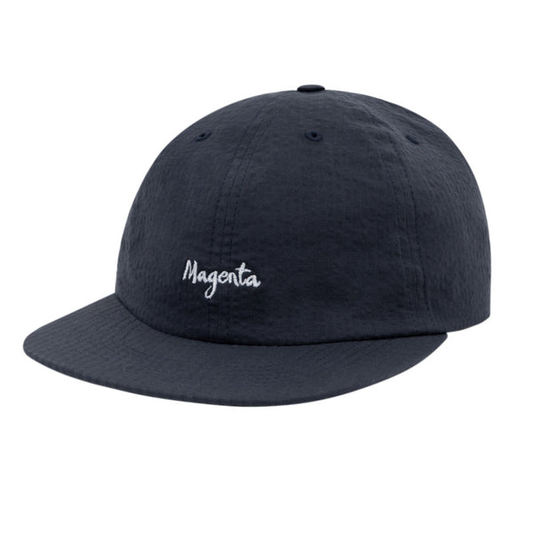 Magenta - Seersucker Hat (Navy)