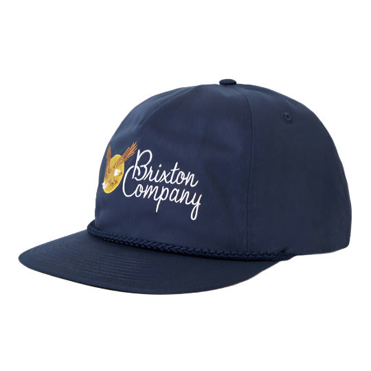 Brixton - Soar Snapback Hat (Washed Navy)