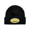 Real - Oval Cuff Beanie (Black/Yellow)