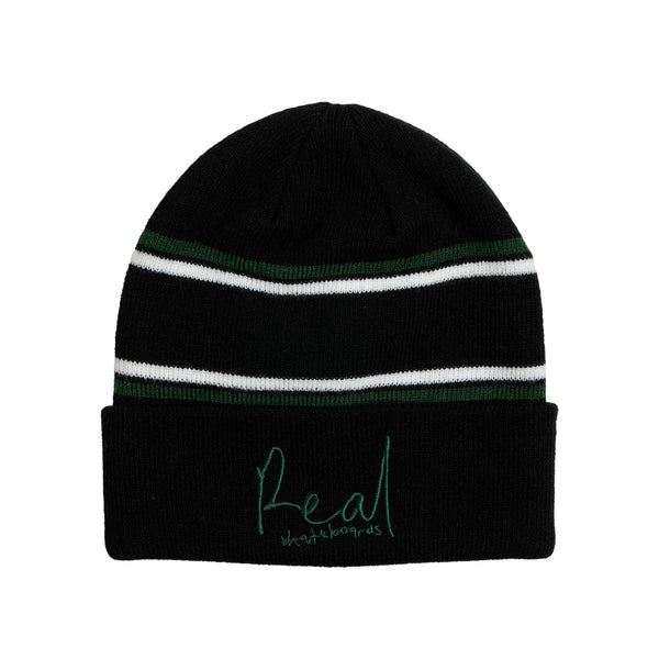 Real - Signature Cuff Beanie (Black)