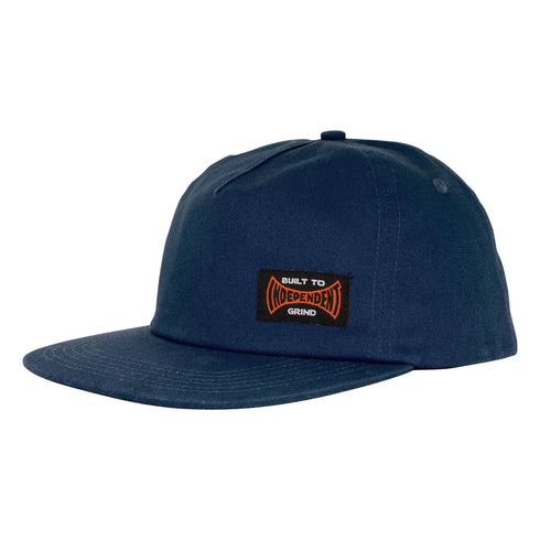 Independent - Built To Grind Snapback Hat (Black/Blue)