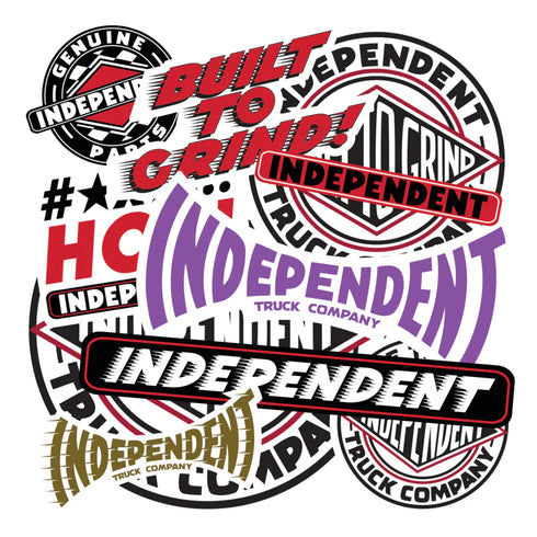 Independent - 10 Pack Of Assorted Stickers