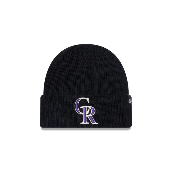 New Era - Colorado Rockies Wool Knit Beanie (Black)