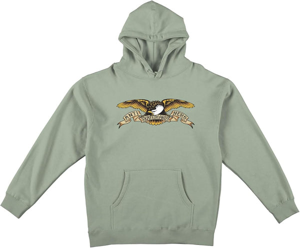 Anti Hero - Basic Eagle Hoodie (Sage)