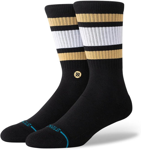 Stance - Boyd Stripe Infiknit Crew Sock (Black/Brown)